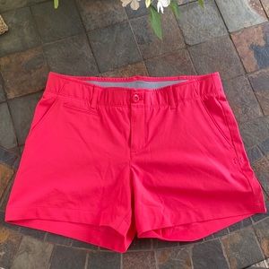 Under Armour hot pink shorts, size6